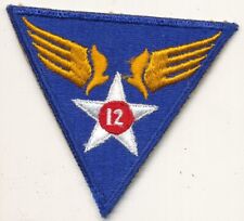12th Air Force patch US Army Air Force USAAF real WWII make picture