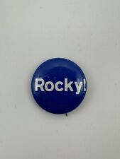 Vintage 1968 Nelson Rockefeller Rocky  Presidential Campaign Pin Button picture