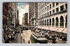 Chicago IL-Illinois, State Street North, c1915 Antique Vintage Souvenir Postcard picture