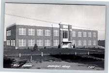 RPPC Auburn NE, High School, Nebraska Vintage Postcard picture