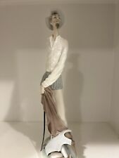 Vintage Lladro Multicolor Ceramic Don Quixote Standing Figurine 4
