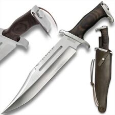 Hibben III Bowie Knife | 1988 Rambo Reproduction | Leather Sheath Included picture