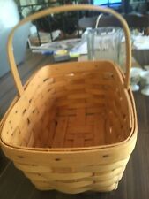 Longaberger 2000 CARRY Basket 11 LONG - 11 HIGH W/HANDLE-8 WIDE - NICE picture