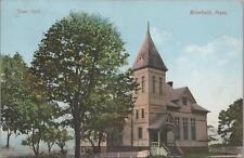 Postcard Town Hall Brimfield MA 1917 picture