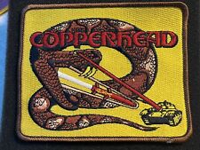 Vintage Copperhead Military Patch  (3 3/4