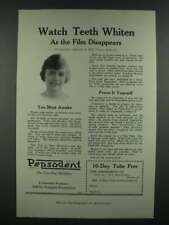 1919 Pepsodent Tooth paste Ad - Watch Teeth Whiten picture