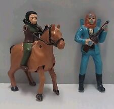 Planet Of The Apes Galen Riding Horse Figure Wind Up Toy & parachuting Dr. Zaius picture
