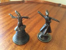 2 Bronze Sufi Whirling Dervish, one is a Bell and other Whirls/Spins, 🇹🇷  picture