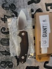 Giant Mouse  Ace Biblio Burgundy Micarta M390 Blade picture