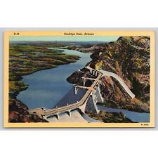 Postcard AZ Coolidge Dam picture