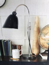 Thomas O'Brien Vintage Modern Adjustable Desk Lamp Black and Chrome 25