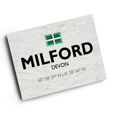 A3 PRINT - Milford, Devon - Lat/Long SS2322 picture
