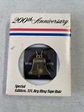 Vintage STANLEY Liberty Bell Commemorative Key Ring Tape Rule 200th Anniversary picture