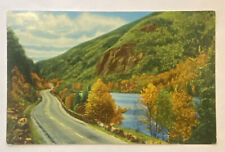 Vintage Mid Century Postcard, Upper Cascade Lake, Adirondack Mountains, NY picture