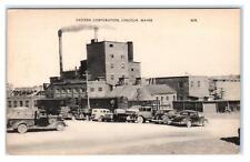 LINCOLN, ME ~ EASTERN CORPORATION Factory c1930s Cars Penobscot County Postcard picture