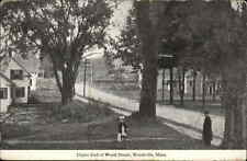 Woodville Hopkinton Massachusetts MA Wood St. c1910 Postcard picture
