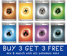 32 Pokemon Energy Cards - choose your type - SVE singles - BUY 3 GET 3 FREE picture