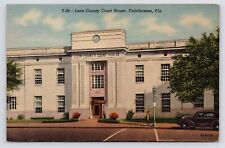 c1940s Leon County Court House Building Exterior Tallahassee Florida FL Postcard picture