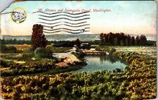 Mt Adams WA-Washington, Sunnyside Canal, c1911 Vintage Souvenir Postcard picture