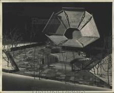 1966 Press Photo Model of new amphitheater in Rensselaerville, New York picture