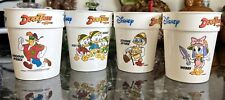 Vintage 1990 Set of 4 Disney Duck Tales the Movie Plastic Cups Scrooge Launchpad picture