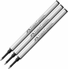 3 X Faber-Castell Ceramic Rollerball Refill Black - 148712 - New picture