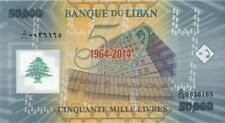 Lebanon - 50,000 Livres - P-97 - 2014 dated Foreign Paper Money - Paper Money -  picture