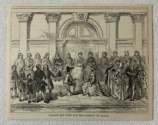 1878 magazine engraving ~ TAKING THE OATH FOR GAMMON OF BACON Thomas Shakeshaft picture