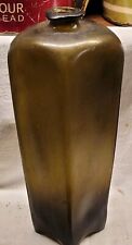 Early Crude Black Glass Yellow Olive Amber Case Gin picture
