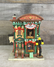 Lemax Coventry Cove Library Lighted Christmas Village House READ picture
