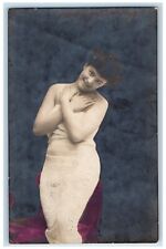c1910's Pretty Woman Actress German Studio Portrait RPPC Photo Antique Postcard picture