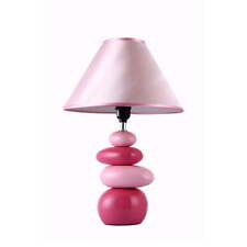 Shades of Pink Ceramic Stone Table Lamp picture