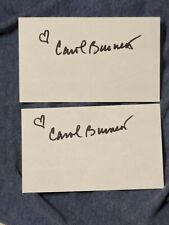 BOGO Carol Burnett Autographs Authentic Signed  picture