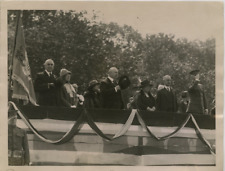 United States, The President Harding at Fort Mayer Vintage Print,Warren Gamaliel  picture