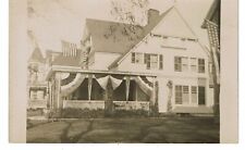 1909 patriotic home side Hudson Fulton celebration RPPC Postcard Charles Darling picture