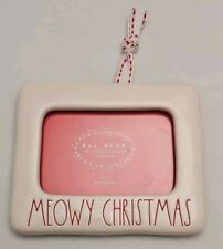 Rae Dunn Meowy Christmas Picture Frame Ornament 3