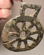 Ancient Roman Bronze Solar Amulet.VERY RARE 1.st.-century AD picture