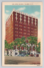 Hotel Columbia Columbia SC Linen Postcard No 4210 picture