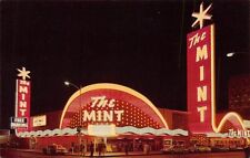 Postcard NV: Mint Hotel & Casino,  Las Vegas, Nevada, Unposted, 1960's, Night picture