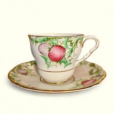 Royal Stafford English Thistle Teacup & Saucer | Excellent Condition picture