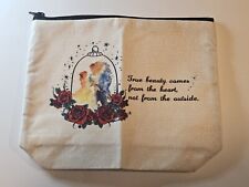 True Beauty Comes From Within Cosmetic Makeup Bag For Travel Beauty & The Beast picture