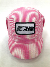 Norfolk Southern Railroad Train Engineer Conductor Pink Stripe HAT CAP~CHILD KID picture