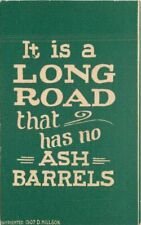 C1910 Arts Crafts Green Motto Long Rd saying artist impression Postcard 22-7823 picture