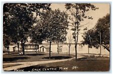 c1910's View Of Park Sauk Centre Minnesota MN RPPC Photo Antique Postcard picture