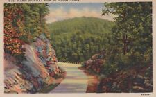 S-32 Scenic Highway View In Pennsylvania 6A-H2485 Linen W/White Border Postcard picture