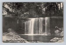 New Castle PA-Pennsylvania, The Falls, Cascade Park, Vintage c1907 Postcard picture