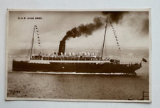 Vintage Ship RPPC Postcard Steamer RMS King Orry Isle of Man Steamship Co picture