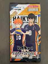 1 Pack HAIKYU To The Top Clear Card Collection 2 - NEW picture