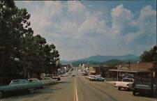 Mena,AR Main Street Polk County Arkansas Ben Jones Chrome Postcard Vintage picture