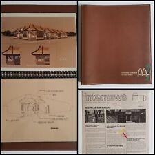 Early 1970s McDonald's Building Exterior Design Guide Designer Studio Original picture